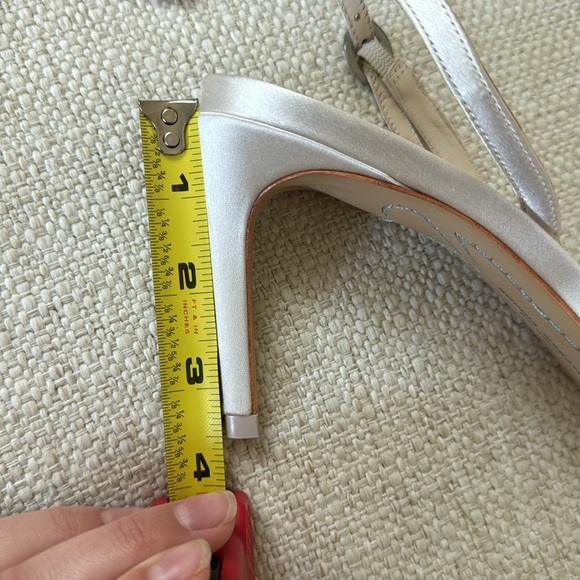 SOPHIA WEBSTER Satin Wifey For Lifey Classy Bridal Wedding Heels 85mm, Size 7 - Picture 12 of 12